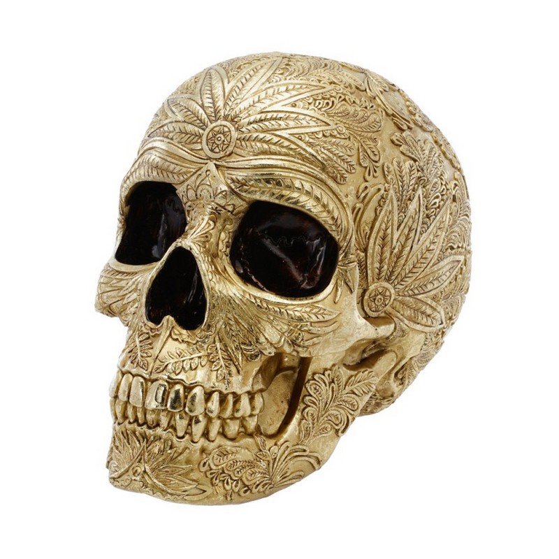 Barok Kranie Dekoration Guld