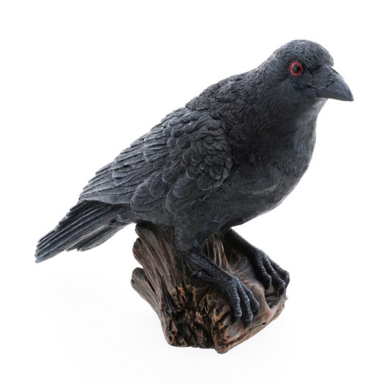 Ravn Figur Sort
