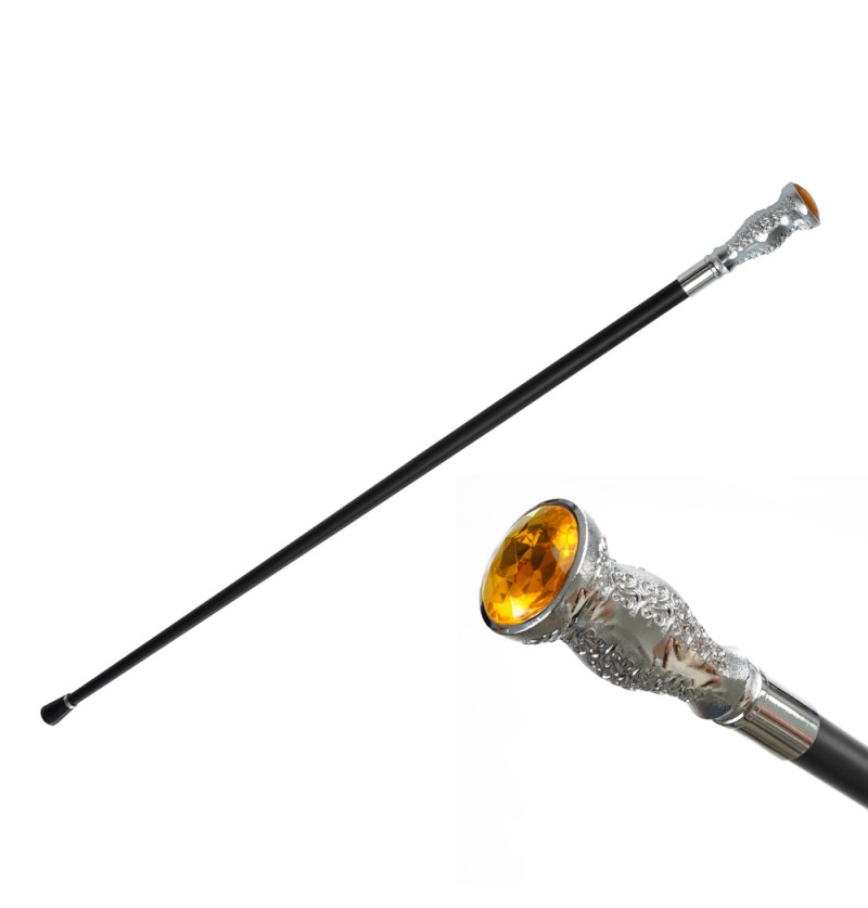Gentleman Stok Med Gul Safir (93 cm) | Gentleman Stokke / Stave - Kropstilbehør - Temashop