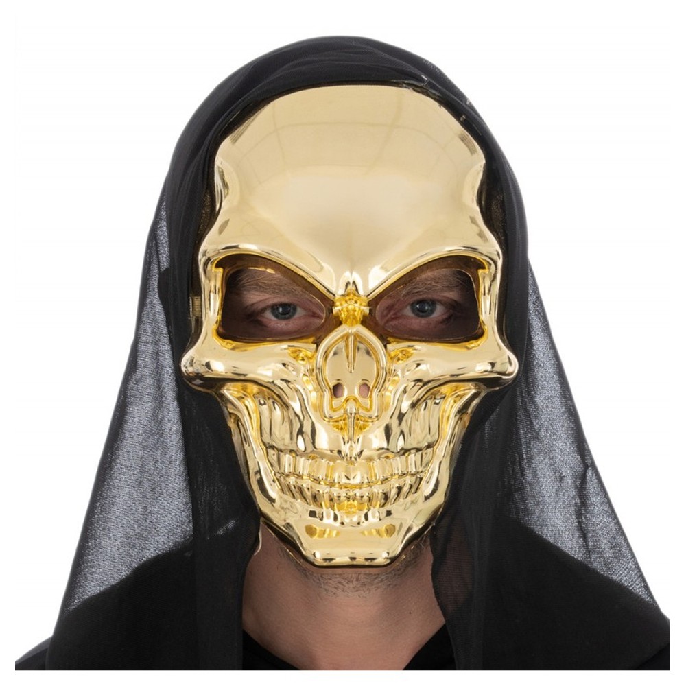 Skeletmaske Guld