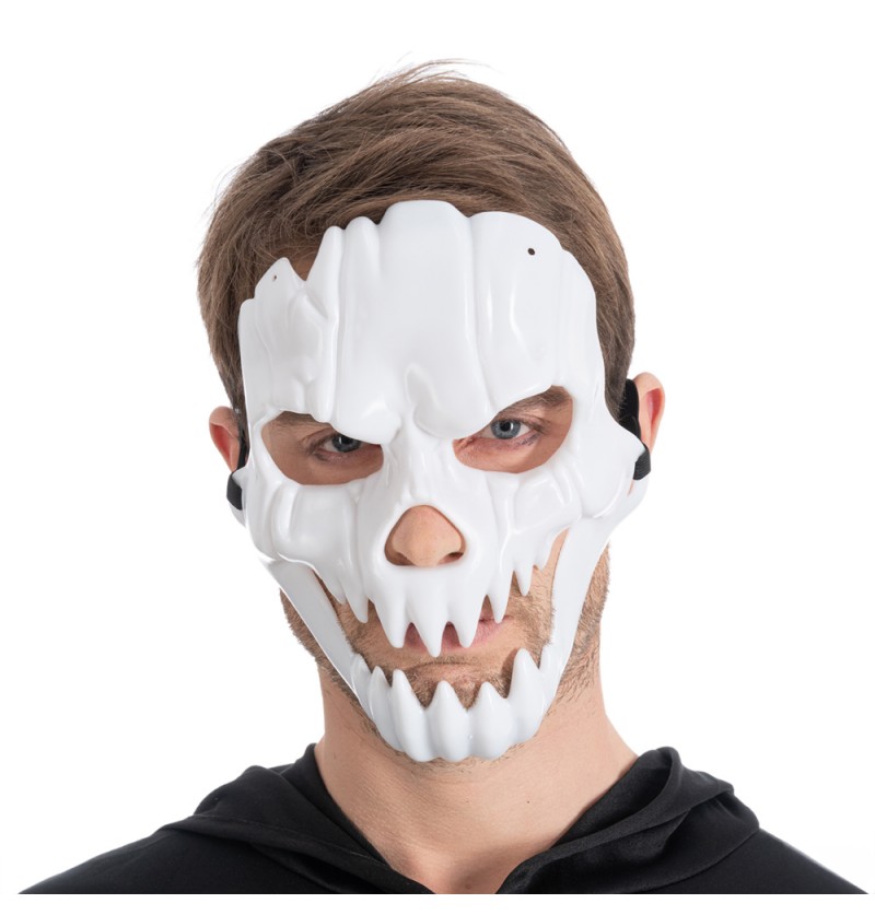 Skelet Maske Hvid