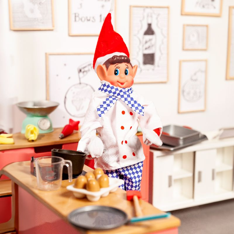 Elf On The Shelf Kok Outfit - 1 stk | Kok Julepynt - Temashop