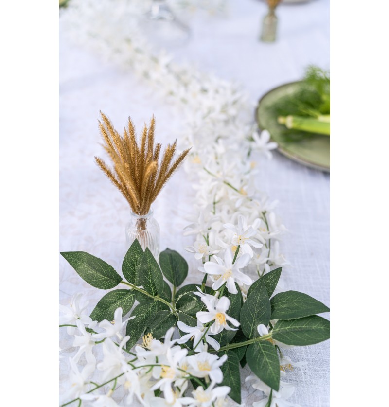 Kunstig Jasmin Guirlande Hvid