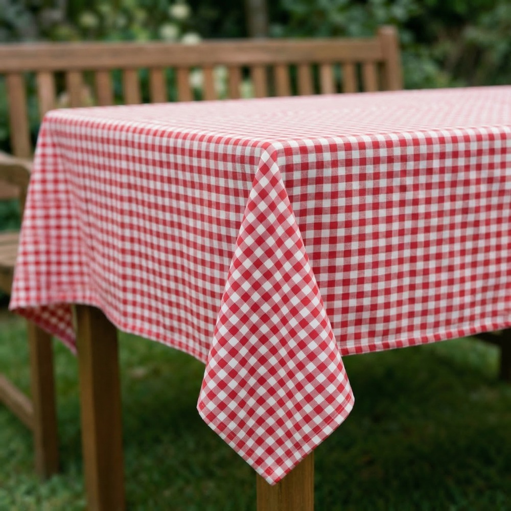 Picnic Dug Rød - 1 stk (145 cm x 250 cm) | Picnic Duge - Temashop