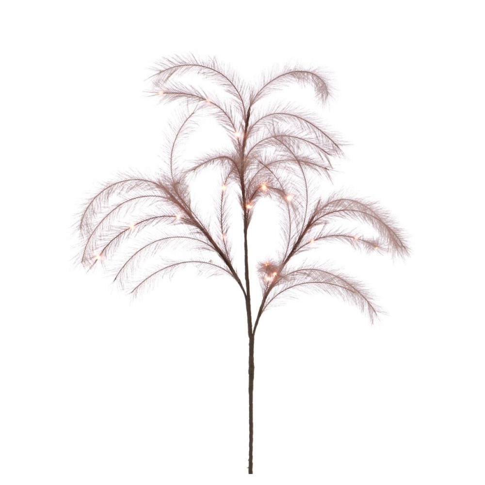 Kunstig Pampasgren Lyserød Med LED - 1 stk (130 cm) | Pink tema Kunstige blomster - Temashop
