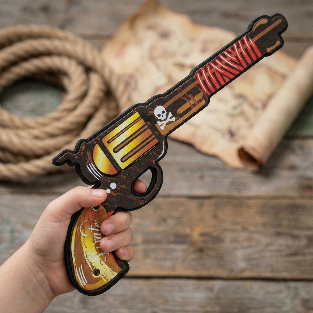 Pirat Skum Revolver (25 x 10 cm) | Pirat Våben - Kropstilbehør - Temashop