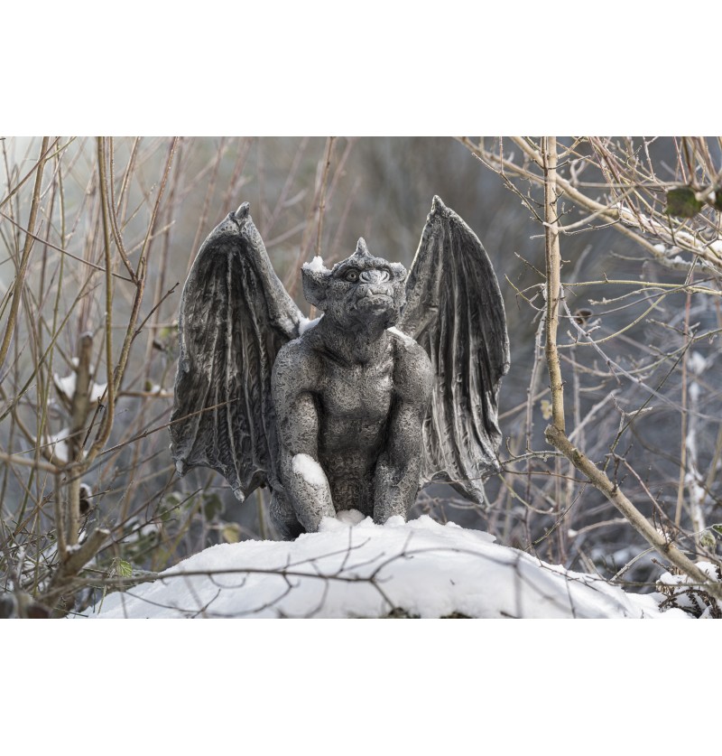 Gargoyle Skulptur Af Sten