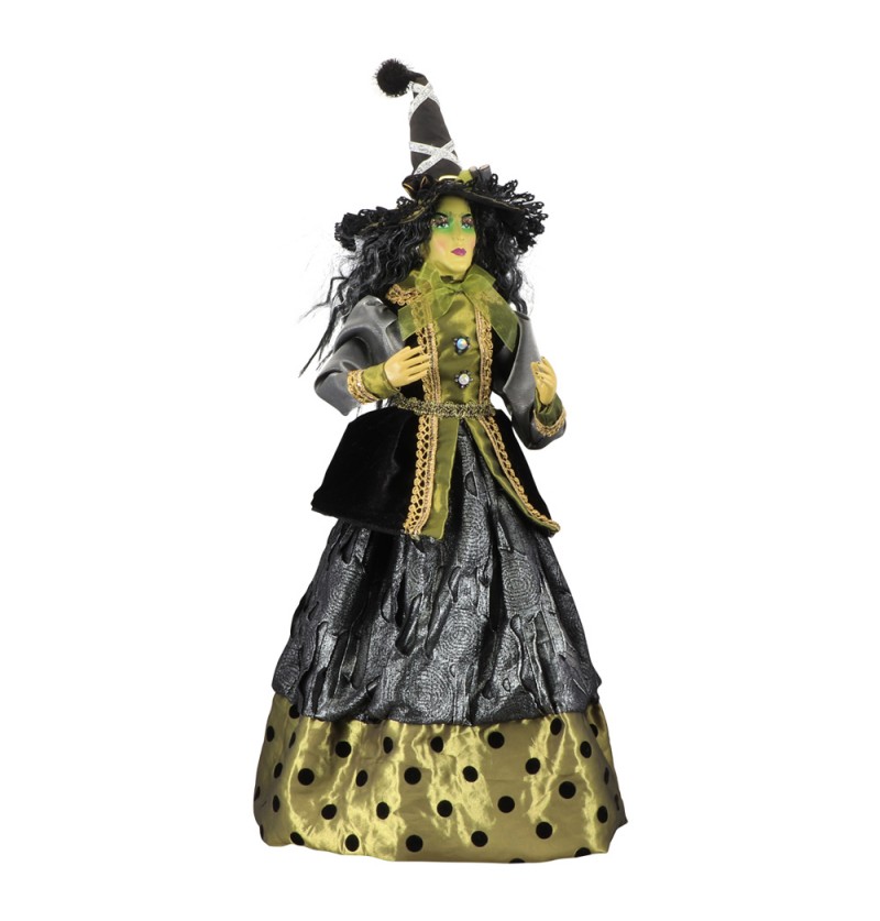 Heks Dukke Figur Grøn