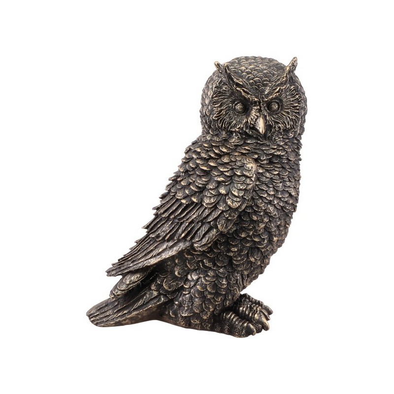 Ugle Figur Bronze