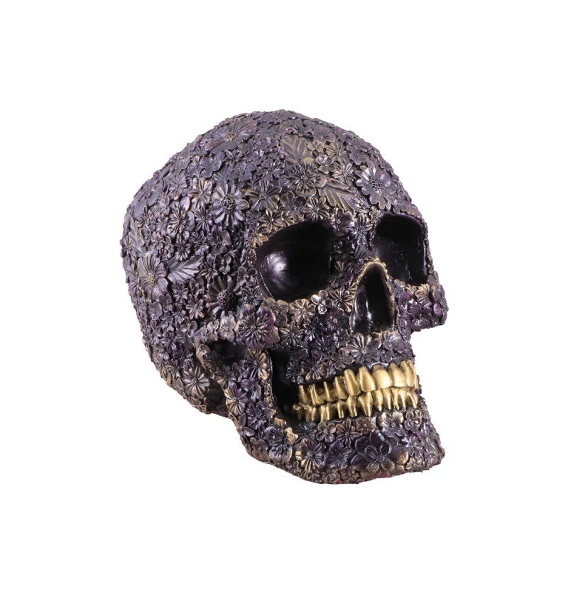 Blomsterkranie Skulptur Lilla