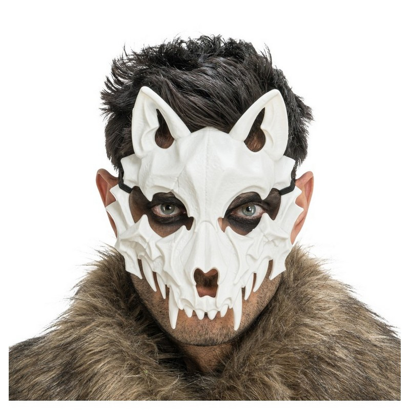 Skelet Ulv Maske