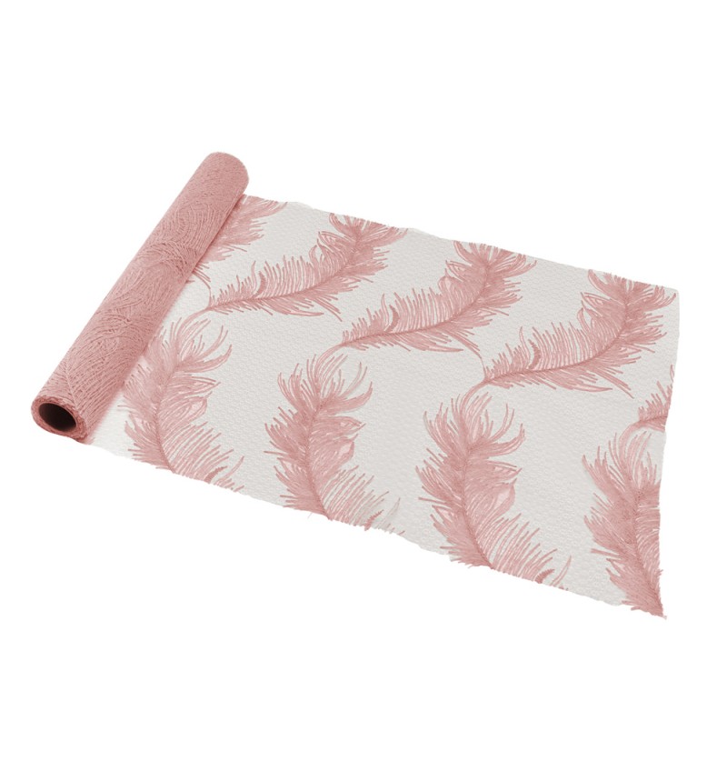 Fjer Bordløber Rosa
