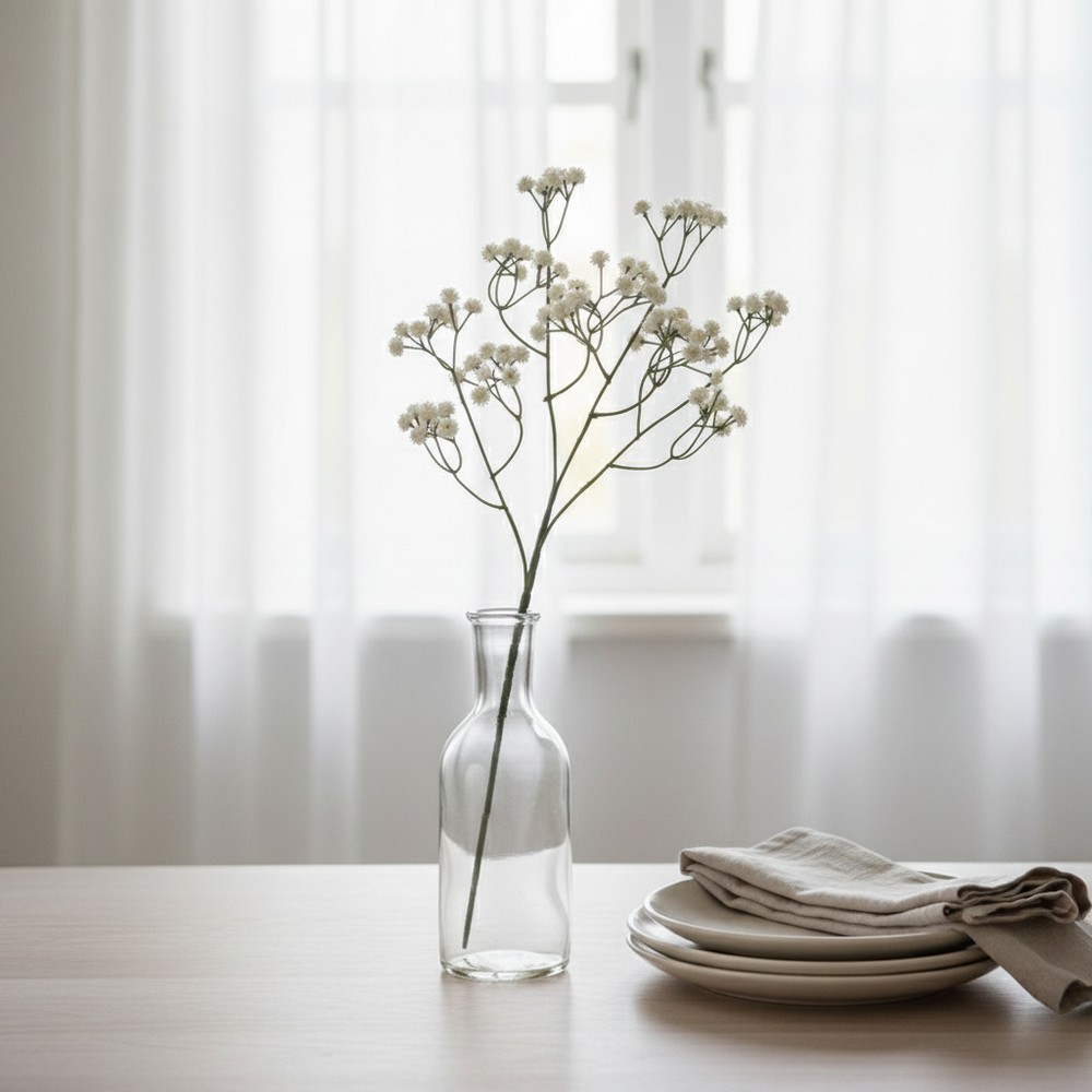 Kunstig Gipsurt Gren Cremehvid