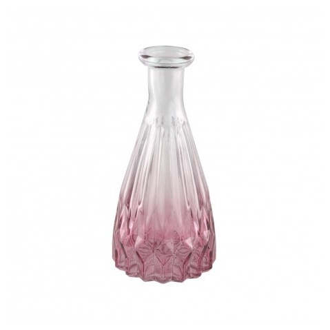Alexandrine Glasvase Gradient Rosa - 1 stk (6,8 x 14,5 cm) - Temashop