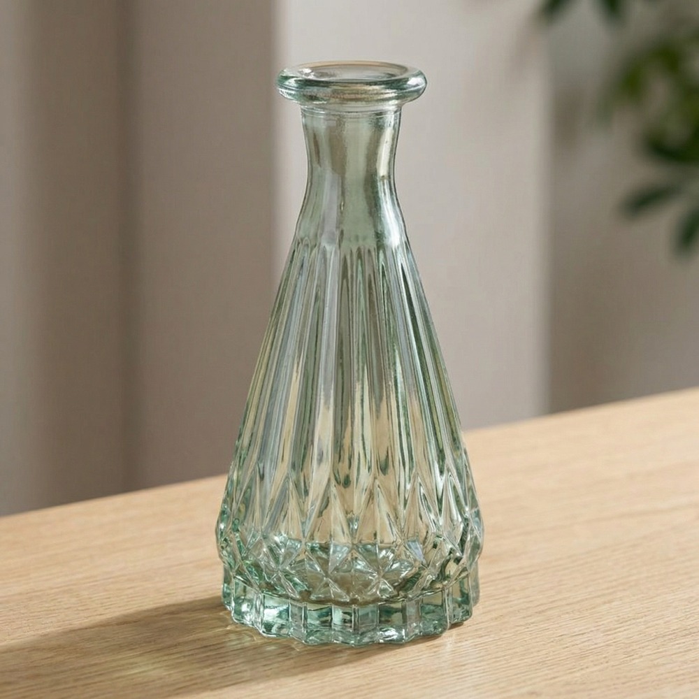 Alexandrine Glasvase Mini Salviegrøn - 1 stk (5 x 10.7 cm) - Temashop