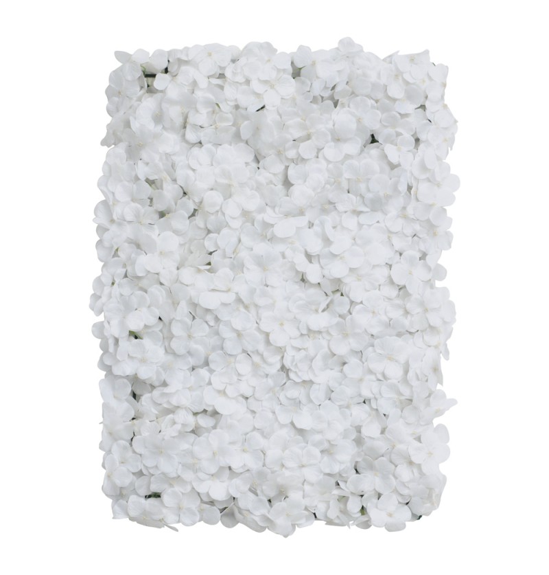Hortensia Blomstervæg Hvid - 1 stk (60 x 40 x 5 cm) - Temashop