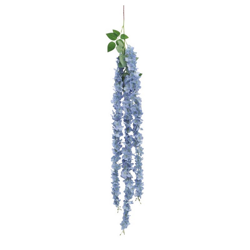 Kunstig Hortensia Blomsterranke Blå - 1 stk (170 x 20 x 5 cm) | Blomst Kunstige blomster - Temashop