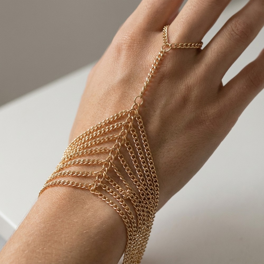 Kleopatra Håndsmykke Guld | Det gamle Egypten Armbånd - Beklædning - Temashop