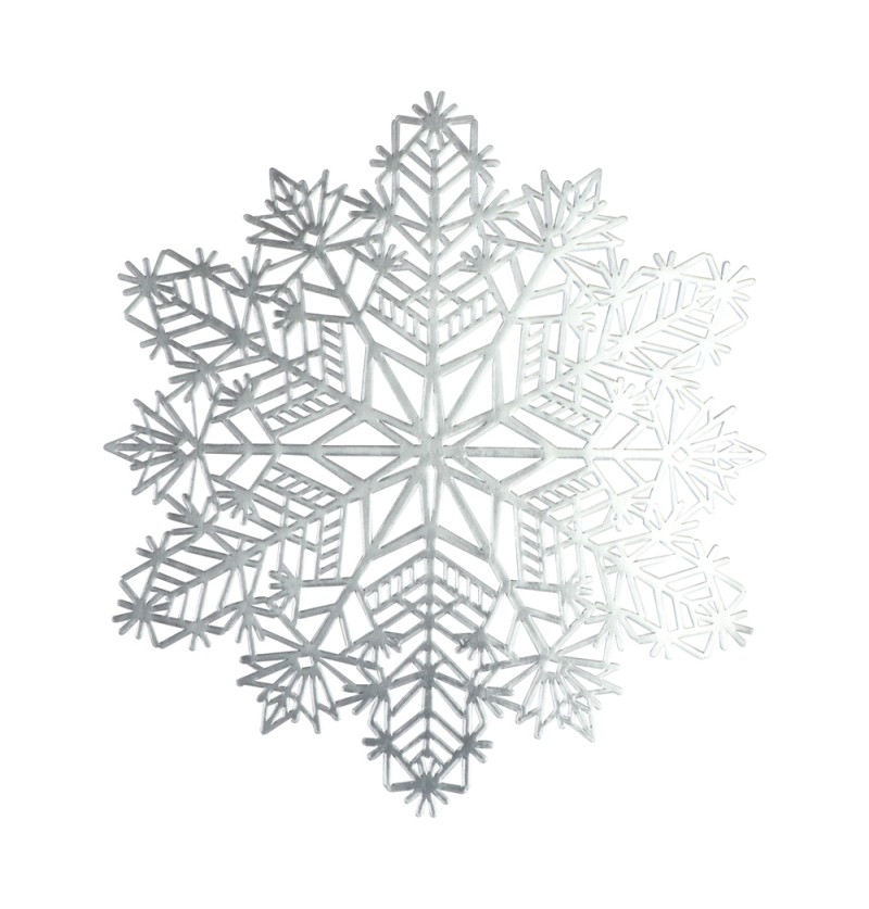 Snefnug Dækkeserviet Sølv