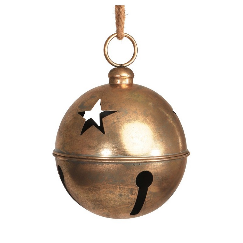 Julekugleklokke Kobber
