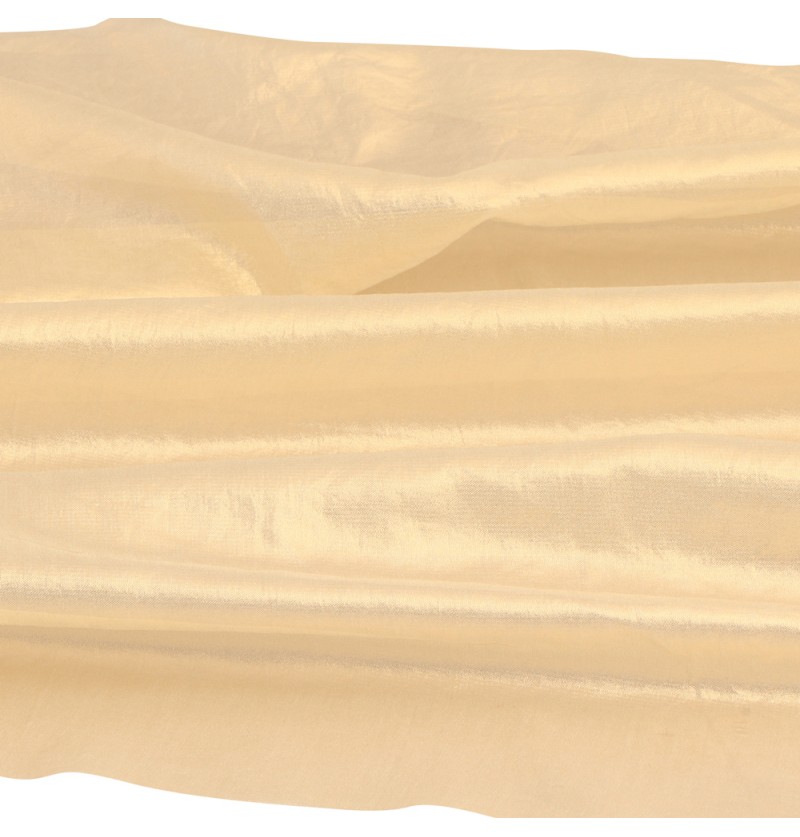 Voile Stof Guld - 1 rulle (60 cm x 3 m) | Guld tema Stof / tekstil - Temashop