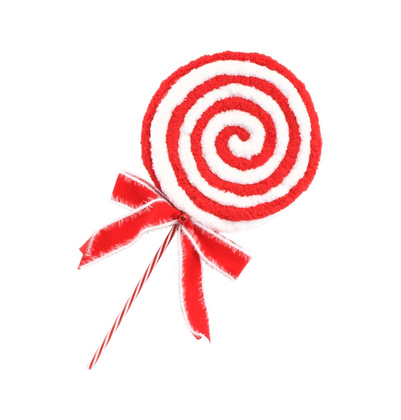 Jule Slikkepind Rød/Hvid