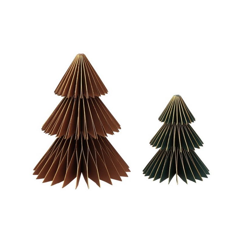 Honeycomb Juletræer Grøn/Brun