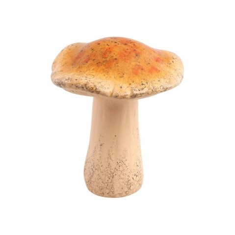 Terracotta Svamp Brun/Beige - 1 stk (10,6 x 10,3 x 12,4 cm) | Natur tema Dekorationsfigurer - Temashop