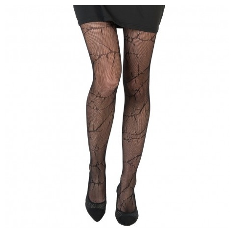Pigtråd Net Strømpebukser Sort | Halloween Strømper / Strømpebukser / Knæstrømper - Beklædning - Temashop