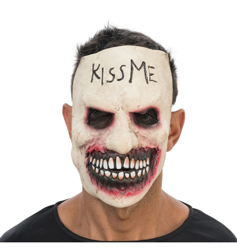 Kiss Me Halloween Latexmaske