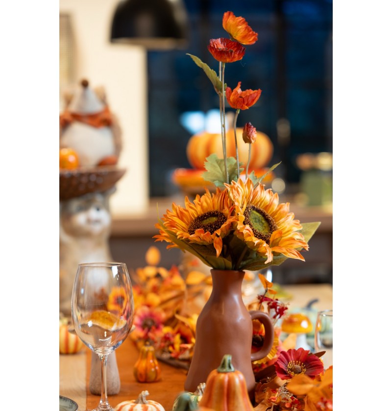 Kunstig Valmuegren Orange