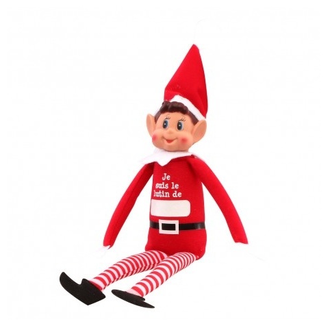Elf On The Shelf Nisse Dreng Med Navneskilt