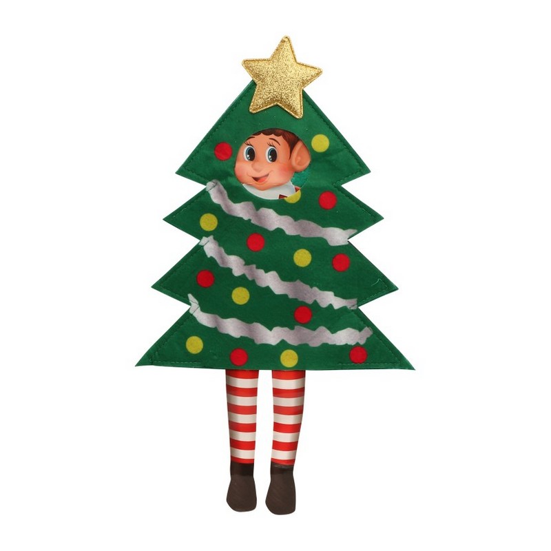 Elf On The Shelf Juletræ Outfit - 1 stk (21,5 x 0,1 x 26 cm) | Juletræ Julepynt - Temashop