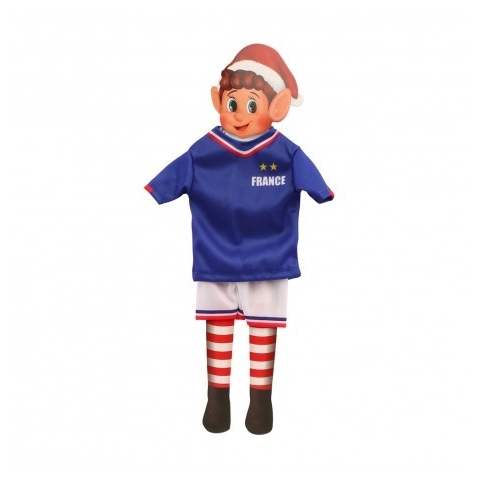 Elf On The Shelf Fodboldspiller Outfit - 2 dele (10 x 0,5 x 14,5 cm) | Fodbold Dekorationsfigurer - Temashop