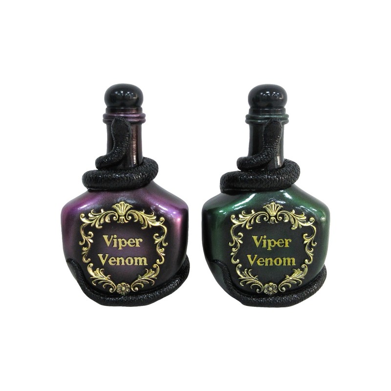 Giftflaske Lilla/Grøn