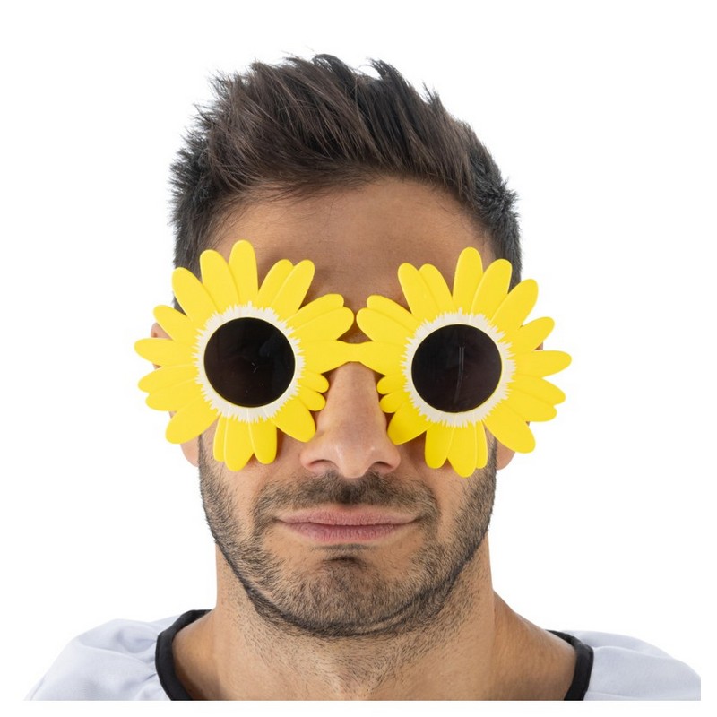 Terrifier Blomster Briller Gul | Terrifier Briller - Hovedtilbehør - Temashop