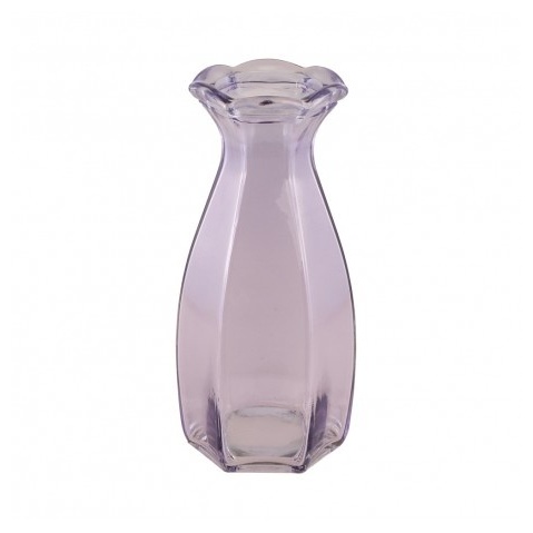 Corolle Glasvase Syrenlilla - 1 stk (9,2 x 8,3 x 20 cm) - Temashop