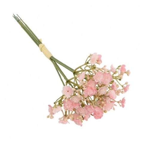 Kunstig Brudeslør Buket Lyserød - 6 stk (12 x 24 cm) | Blomst Kunstige blomster - Temashop