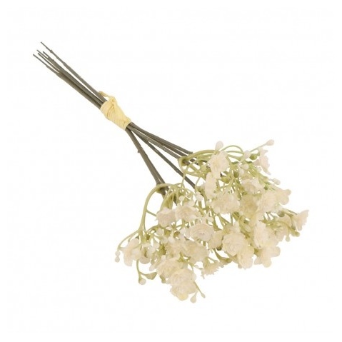 Kunstig Brudeslør Buket Hvid - 6 stk (12 x 24 cm) | Blomst Kunstige blomster - Temashop