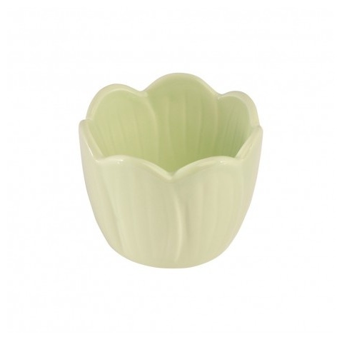 Åkande Porcelænskrukke Grøn