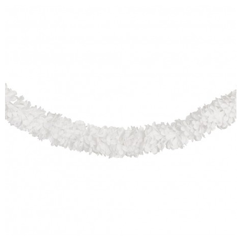 Kunstig Blomsterguirlande Hvid