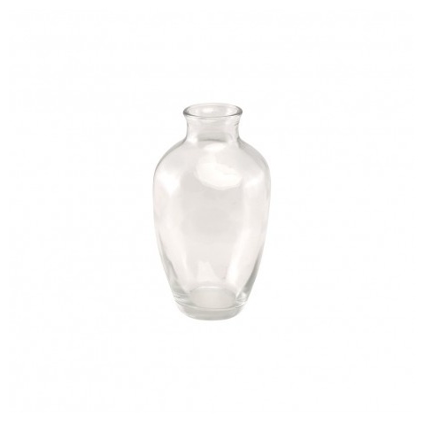 Hera Glasvase Klar - 1 stk (7 x 7 x 12,5 cm) - Temashop