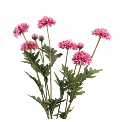Kunstig Fløjlsblomst Buket Lyserød - 3 stk (12 x 8 x 59 cm) | Blomst Kunstige blomster - Temashop