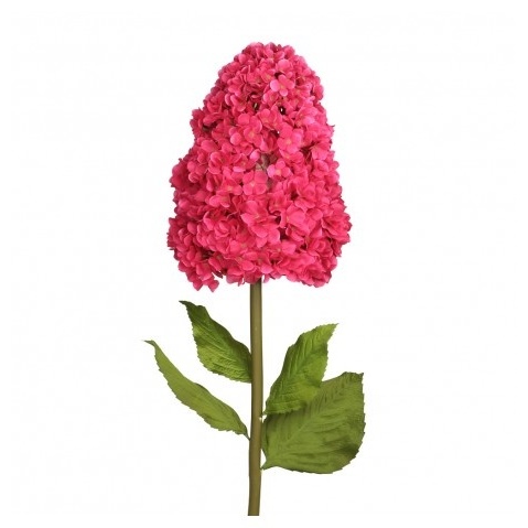 Kunstig Hortensia På Stilk Fuchsia Pink - 1 stk (35 x 150 cm) | Blomst Dekorationspakker - Temashop