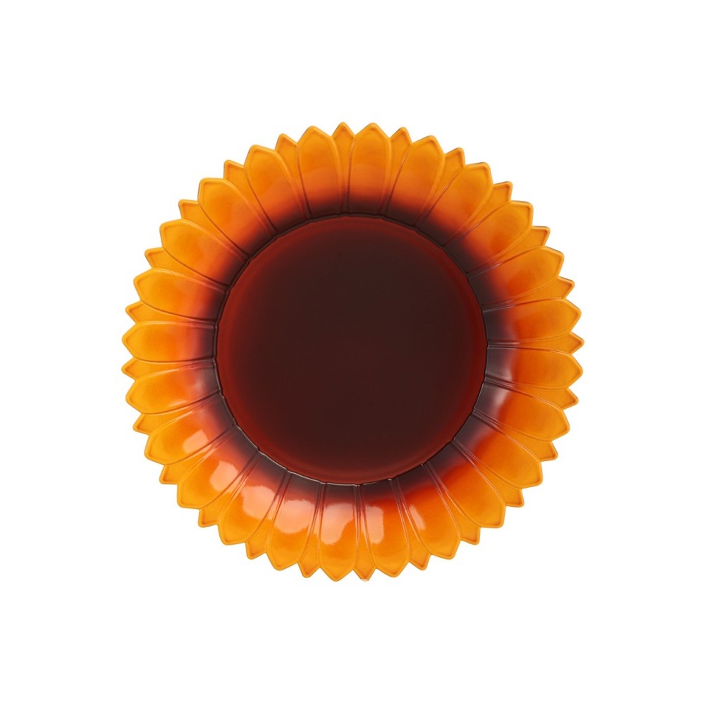 Solsikke Plasttallerken - 1 stk | Blomst Tallerkner - Temashop