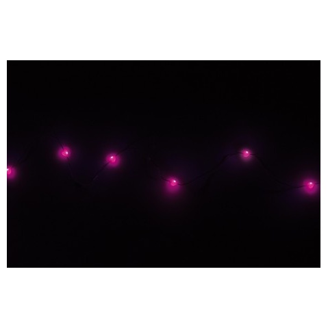 Hjerte LED Lyskæde Lyserød