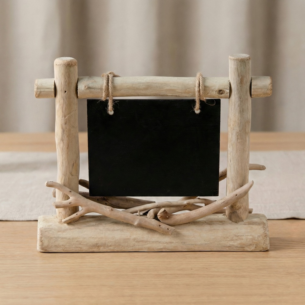 Rustikt Træ Skilt - 1 stk (25 x 21 cm) | Natur tema Skilte - Temashop