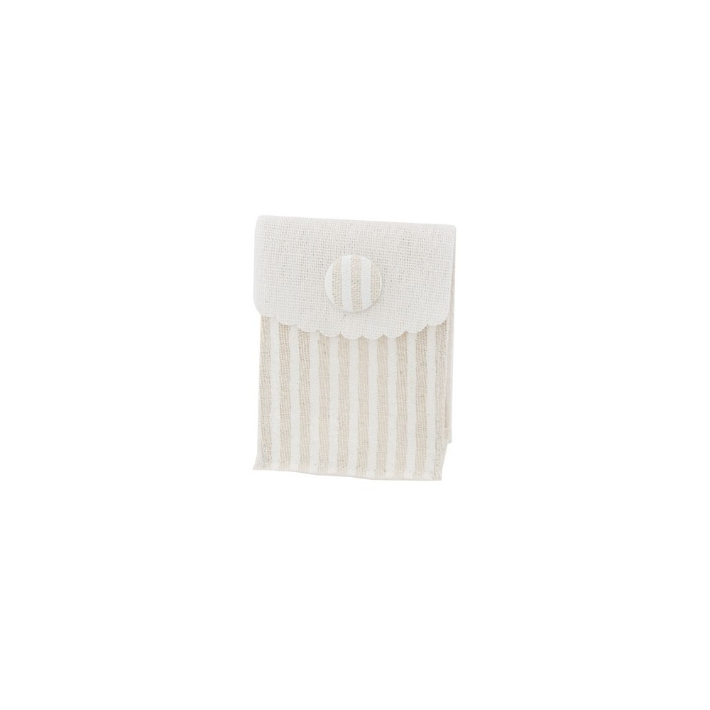 Poser Hvid - 4 stk (5,5 x 4 x 8 cm) | Hvidt tema Poser / Goodiebags - Temashop