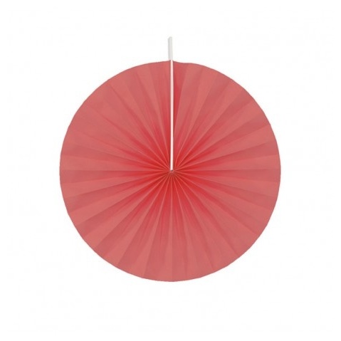 Rosetter Rød - 4 stk (40 cm) | Rødt tema Vifter / Rosetter - Temashop