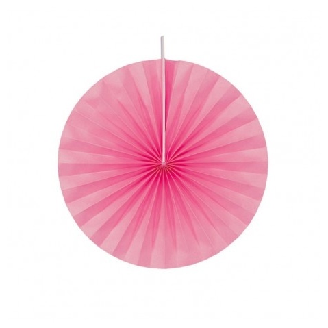 Rosetter Lyserød - 4 stk (40 cm) | Pink tema Vifter / Rosetter - Temashop